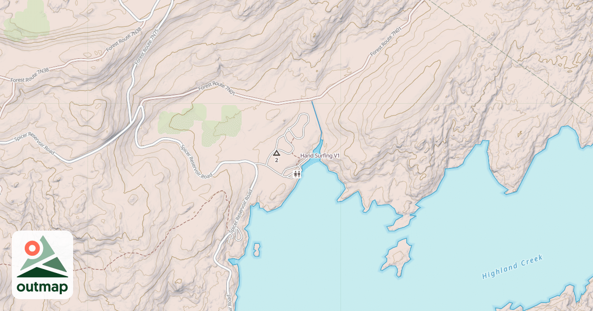 Map of Hand Surfing