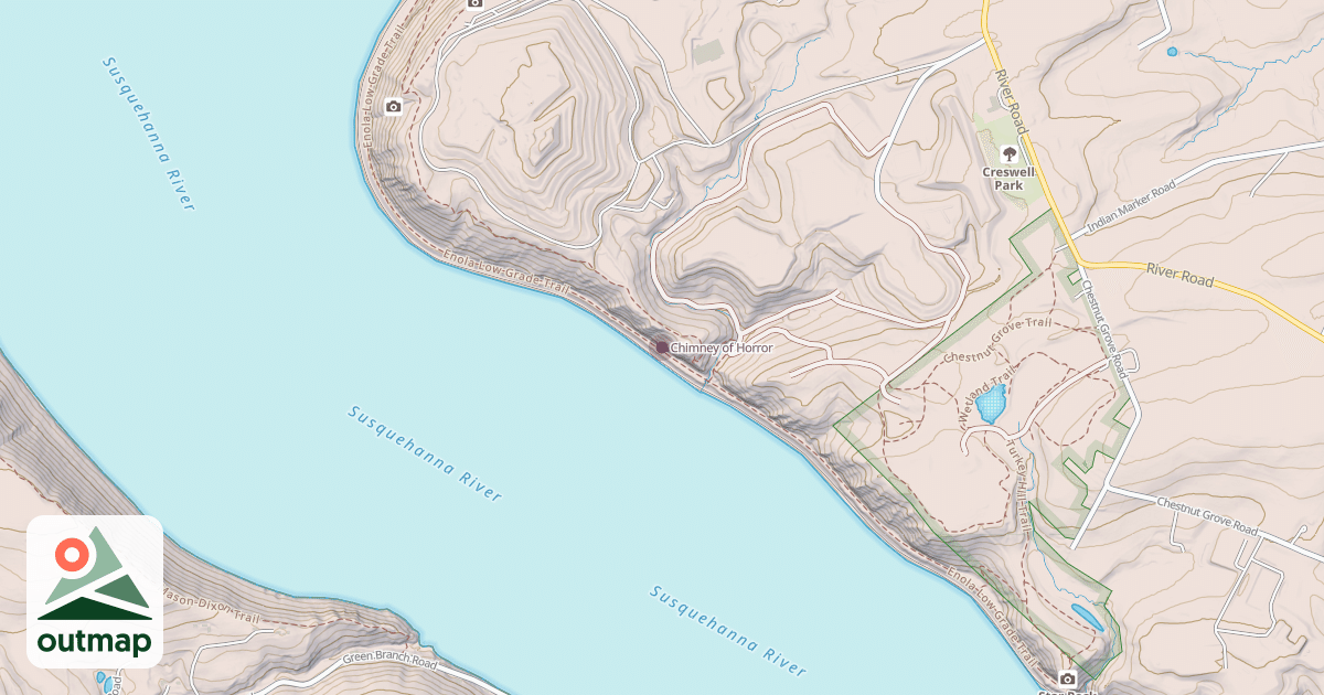 Map of Chimney of Horror