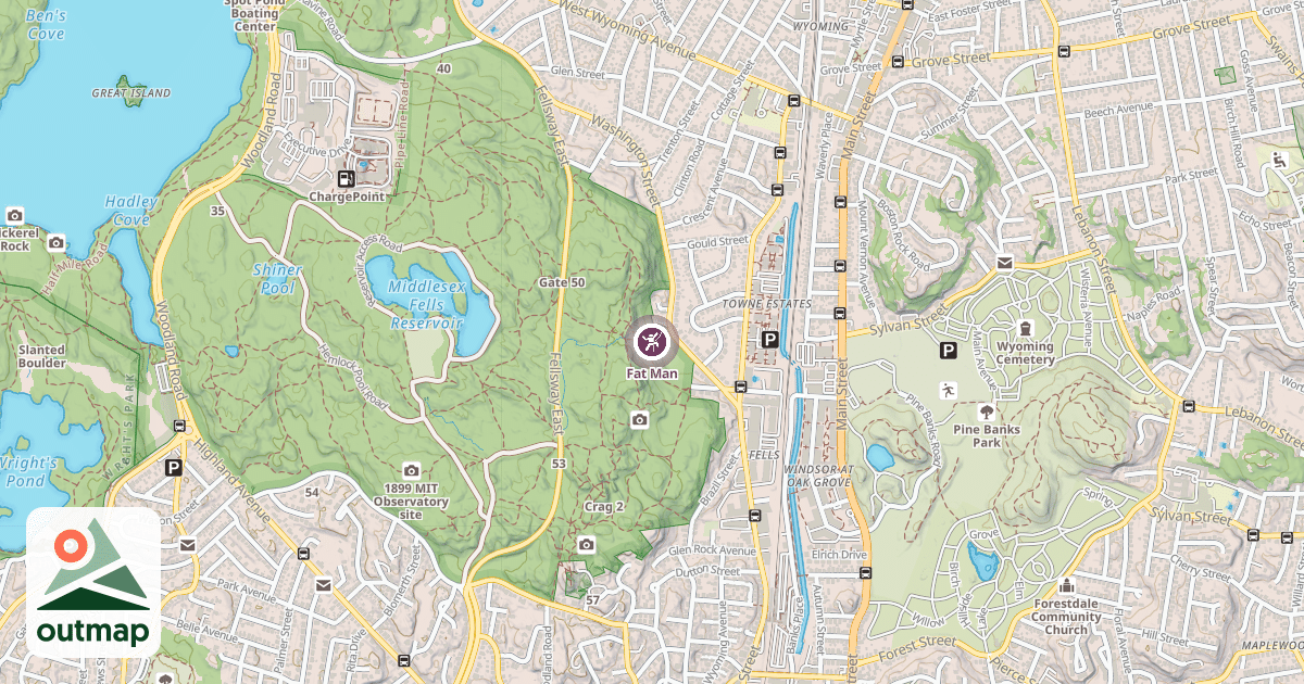 Map of Fat Man