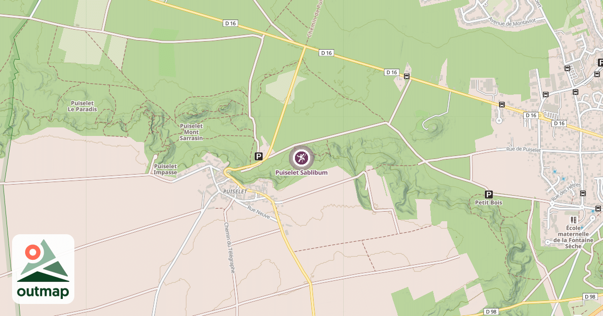 Map of Puiselet Sablibum