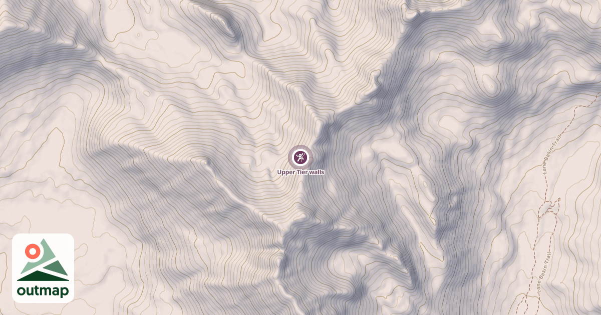 Map of Upper Tier walls