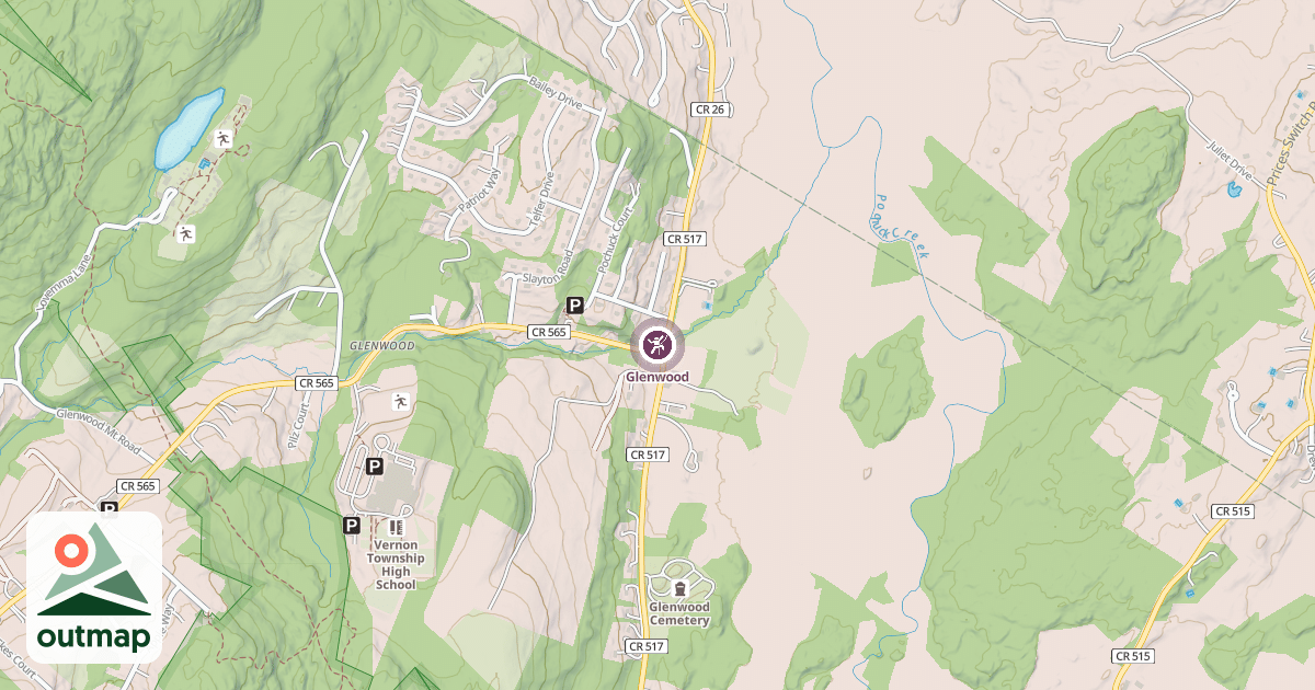 Map of Glenwood