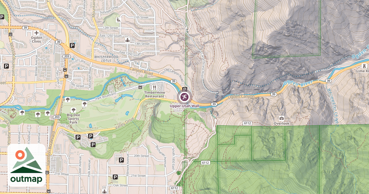 Map of Upper Utah Wall