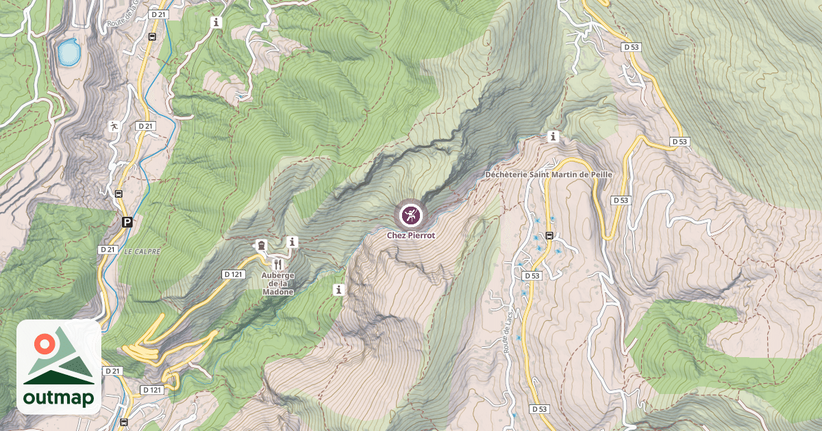 Map of Chez Pierrot
