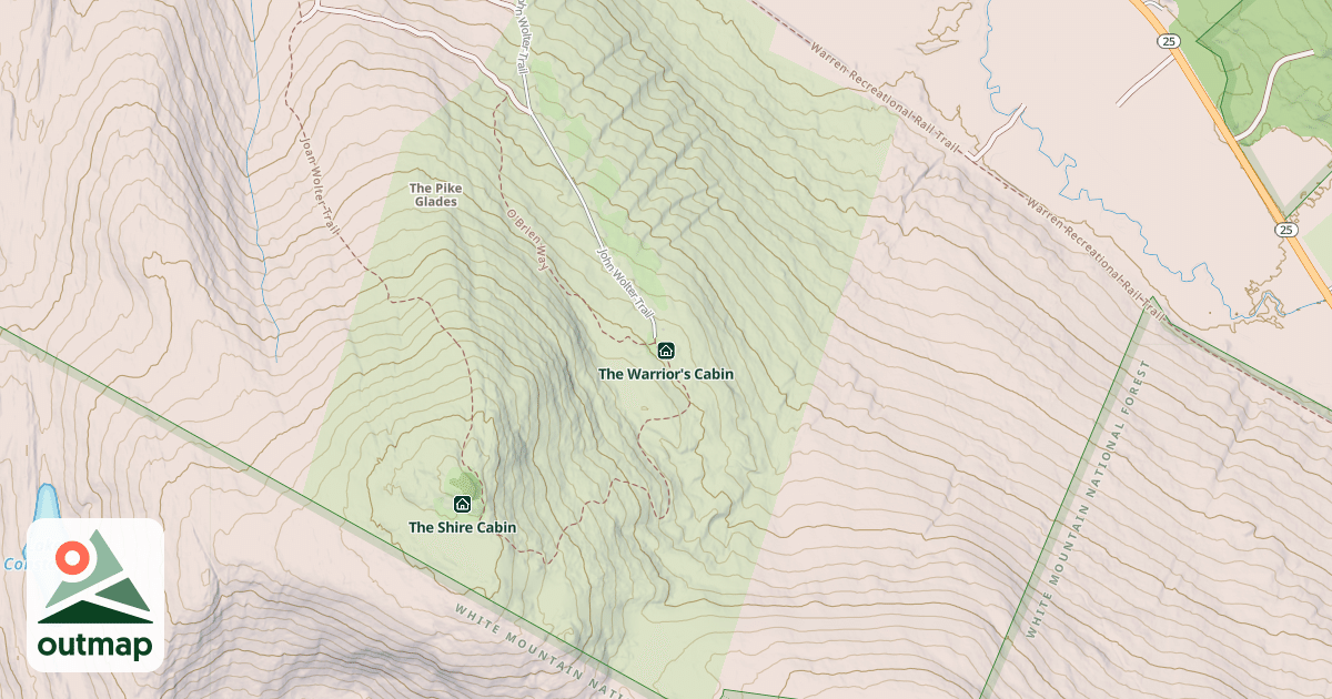 Map of The Warrior's Cabin