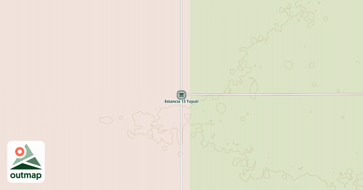 Map of Estancia 13 Tuyuti