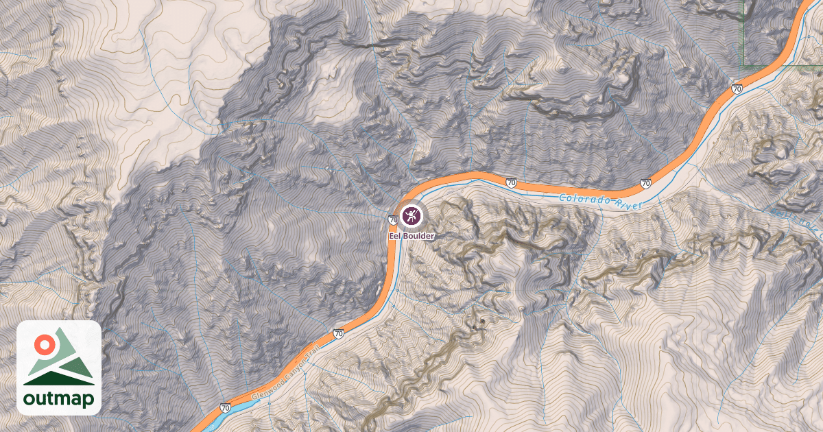 Map of Eel Boulder