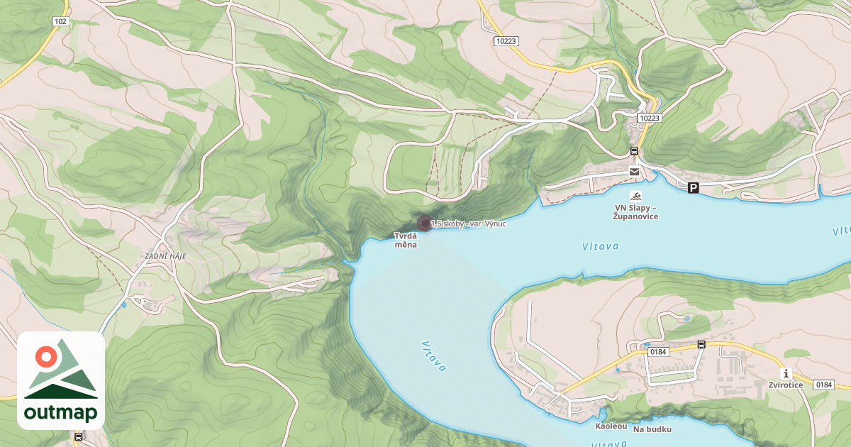 Map of 1,5 skoby - var. Výnuc