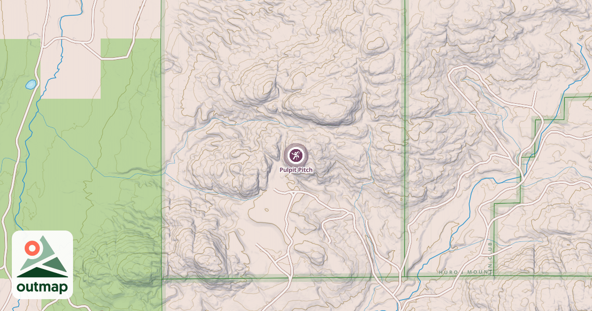 Map of Pulpit Pitch