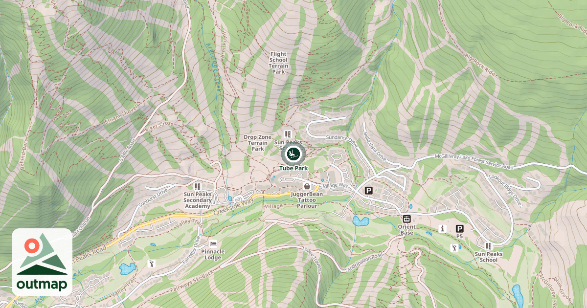 Map of Tube Park