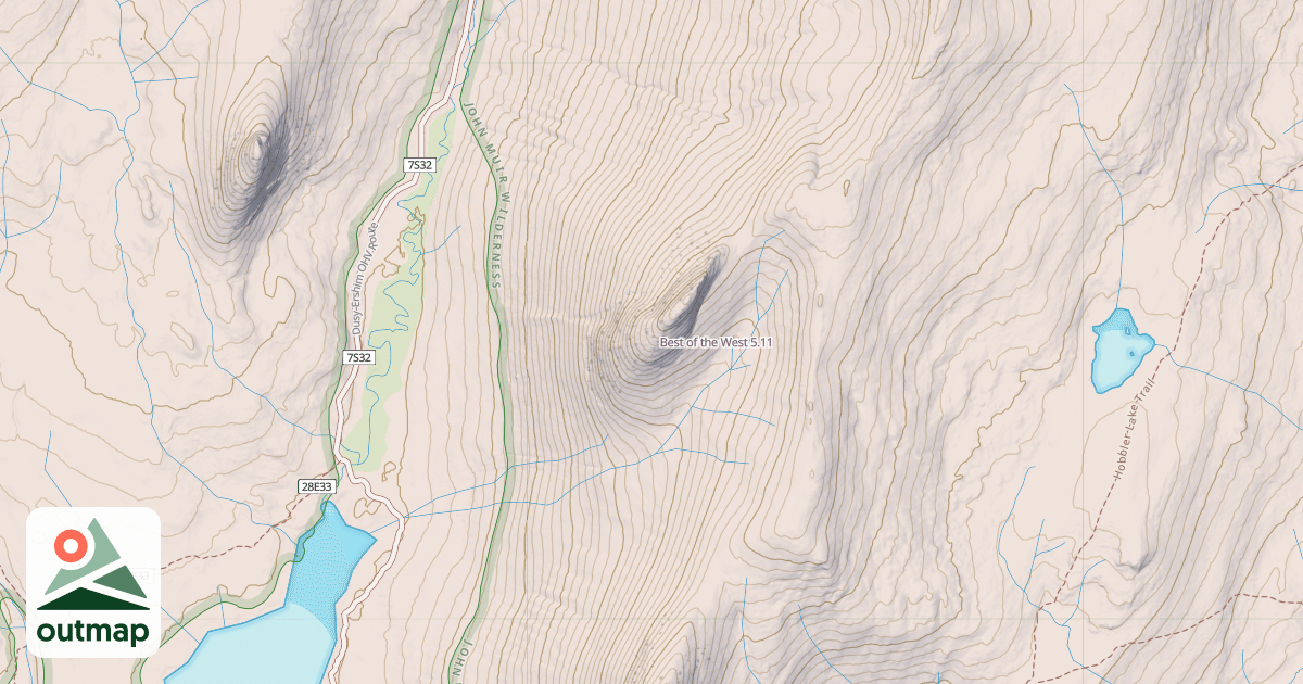 Map of Best of the West