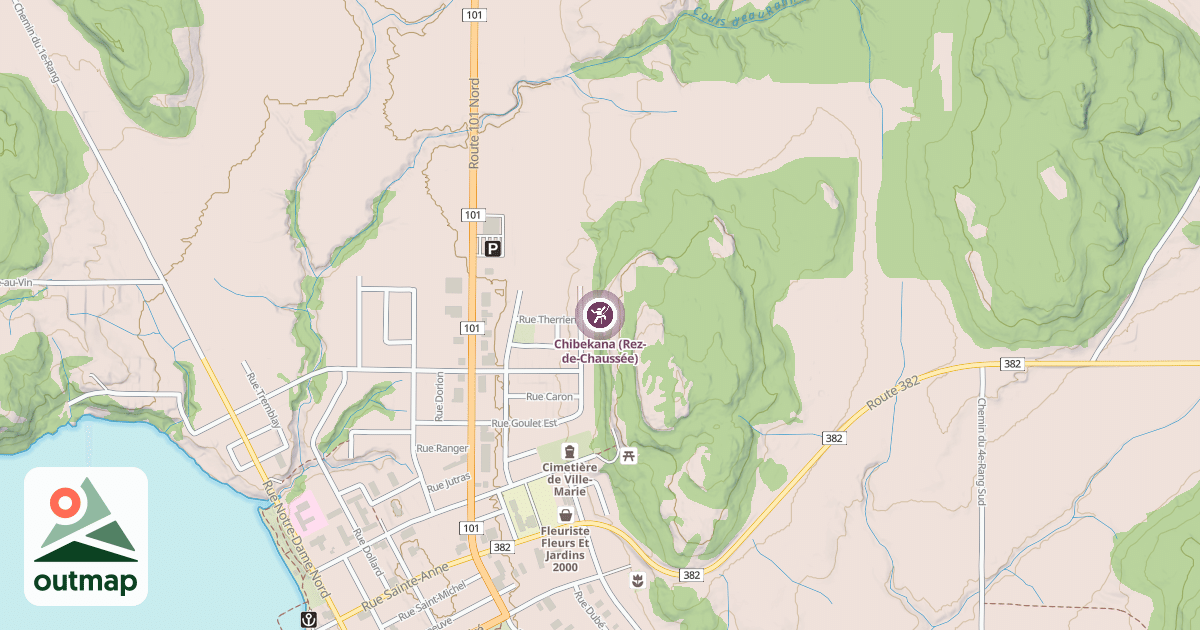 Map of Chibekana (Rez-de-Chaussée)