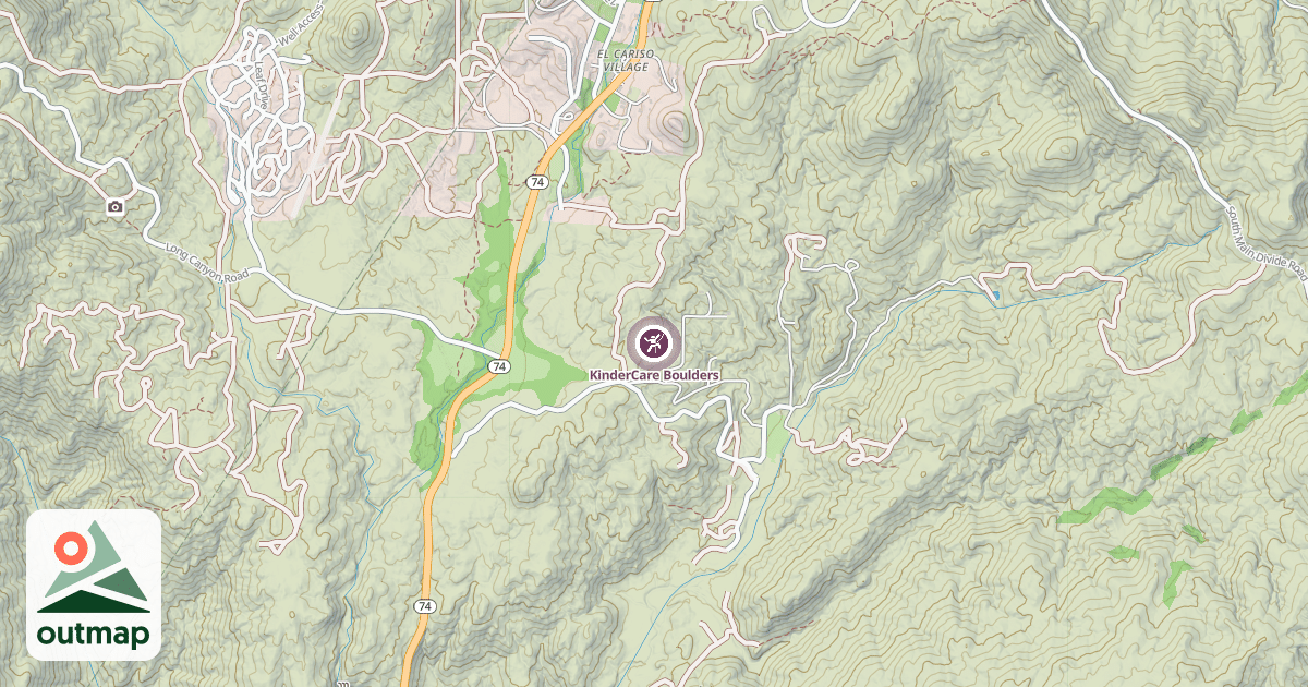 Map of KinderCare Boulders