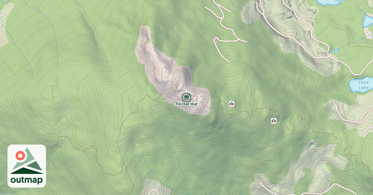 Map of Tin Hat Hut