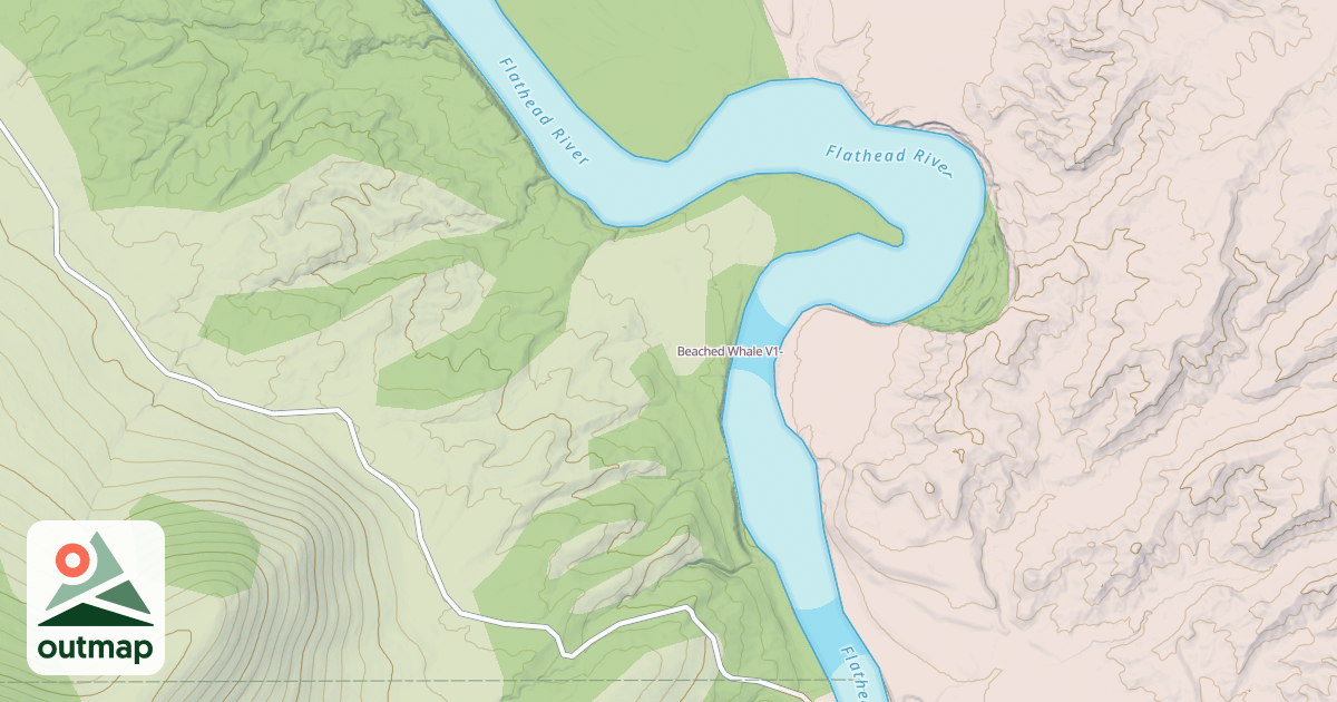 Map of Beached Whale