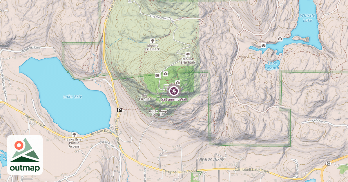 Map of (c) Summit Wall