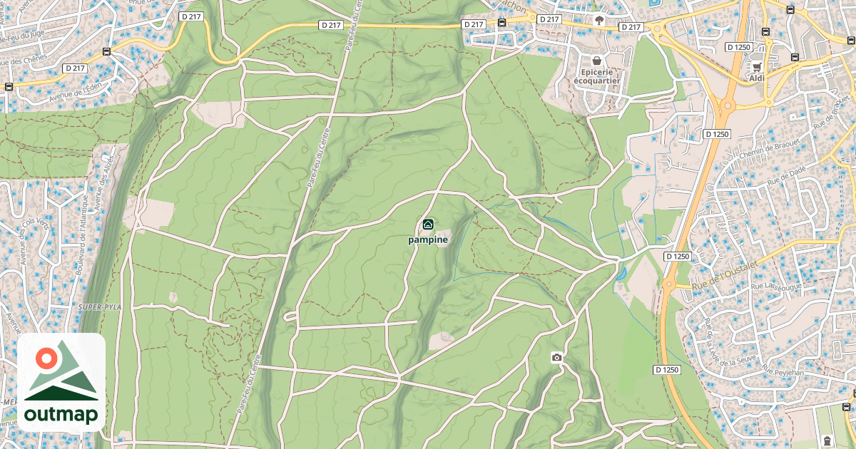Map of pampine