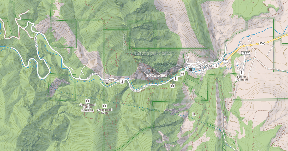 Map preview of Bold Finger