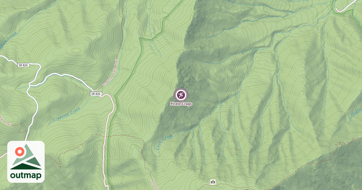 Map of Pirate Crags