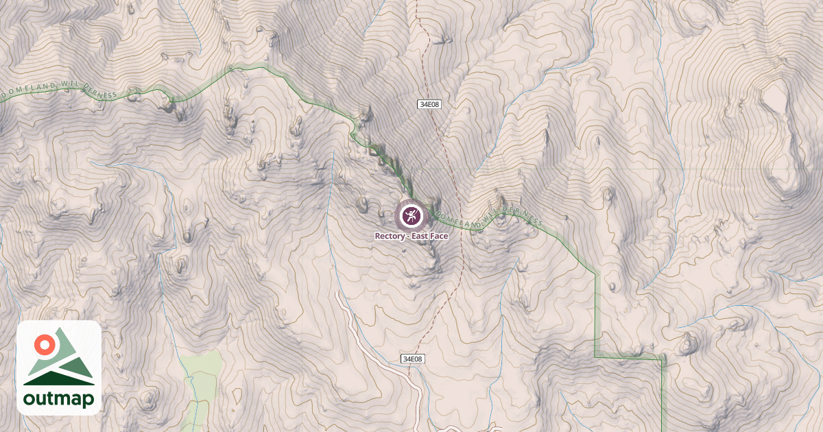 Map of Rectory - East Face