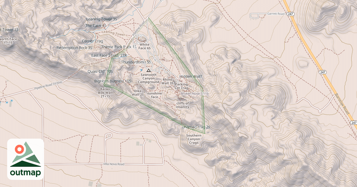 Map of Broken Nose
