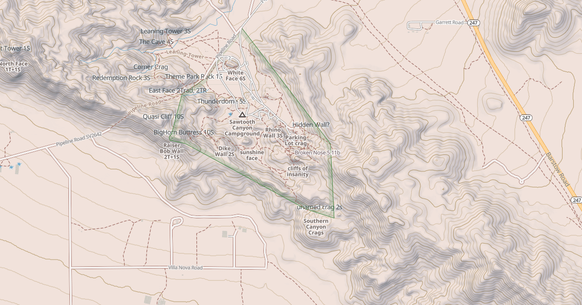 Map preview of Broken Nose