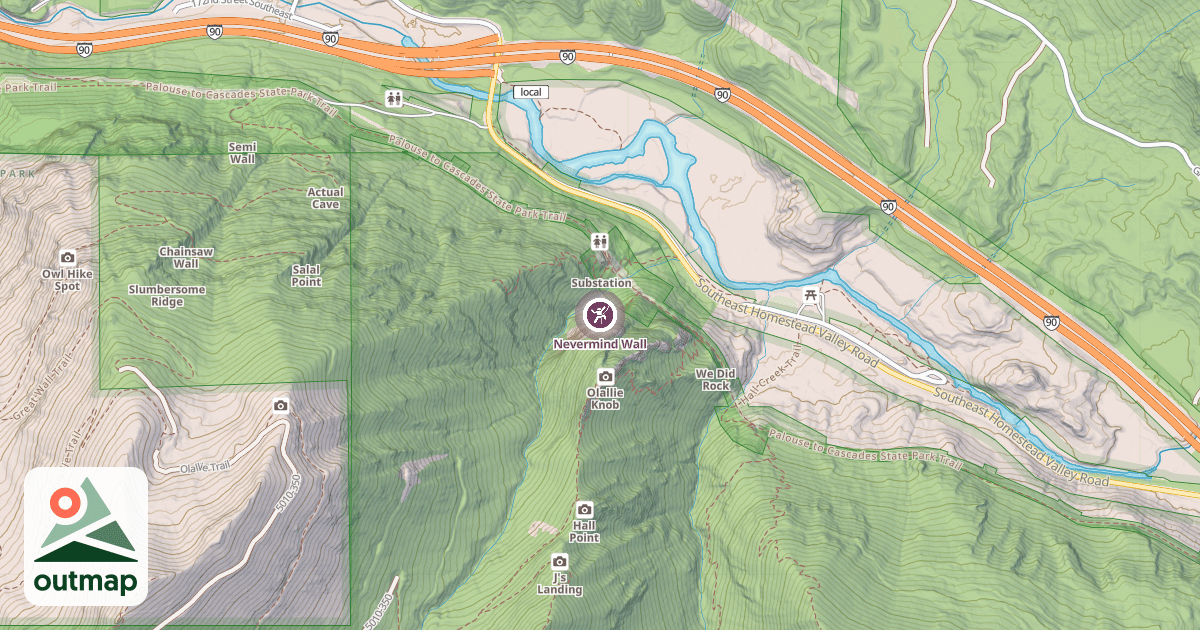 Map of Nevermind Wall