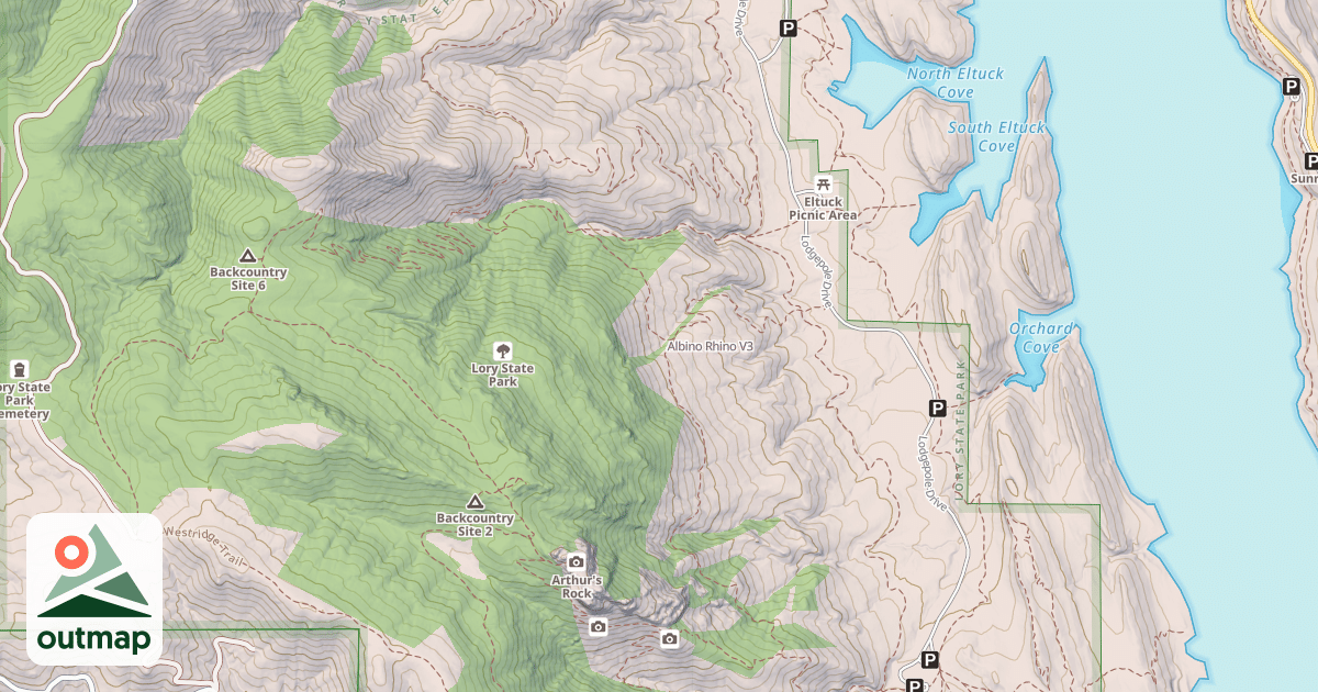 Map of Albino Rhino