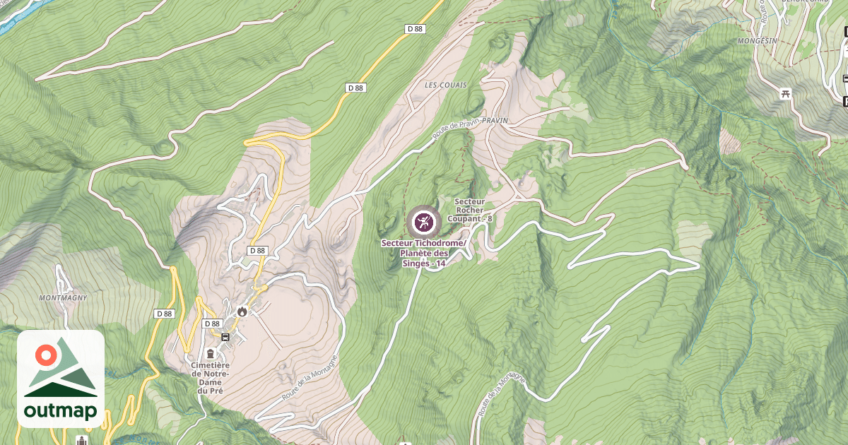 Map of Secteur Tichodrome/Planète des Singes - 14