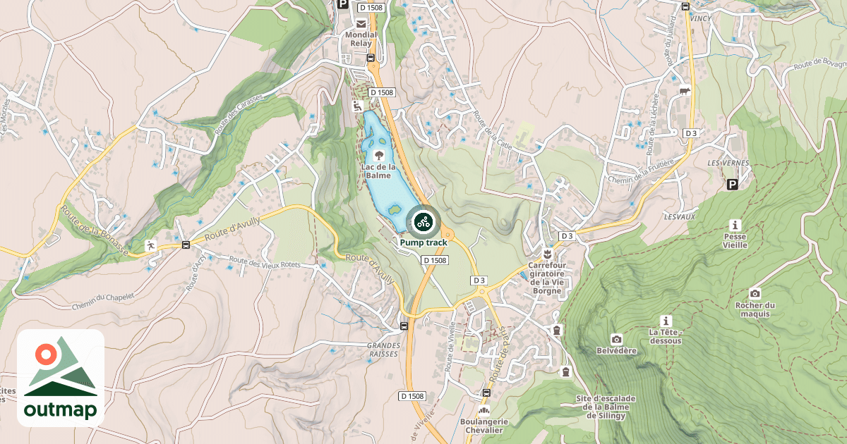 Map of Pump track