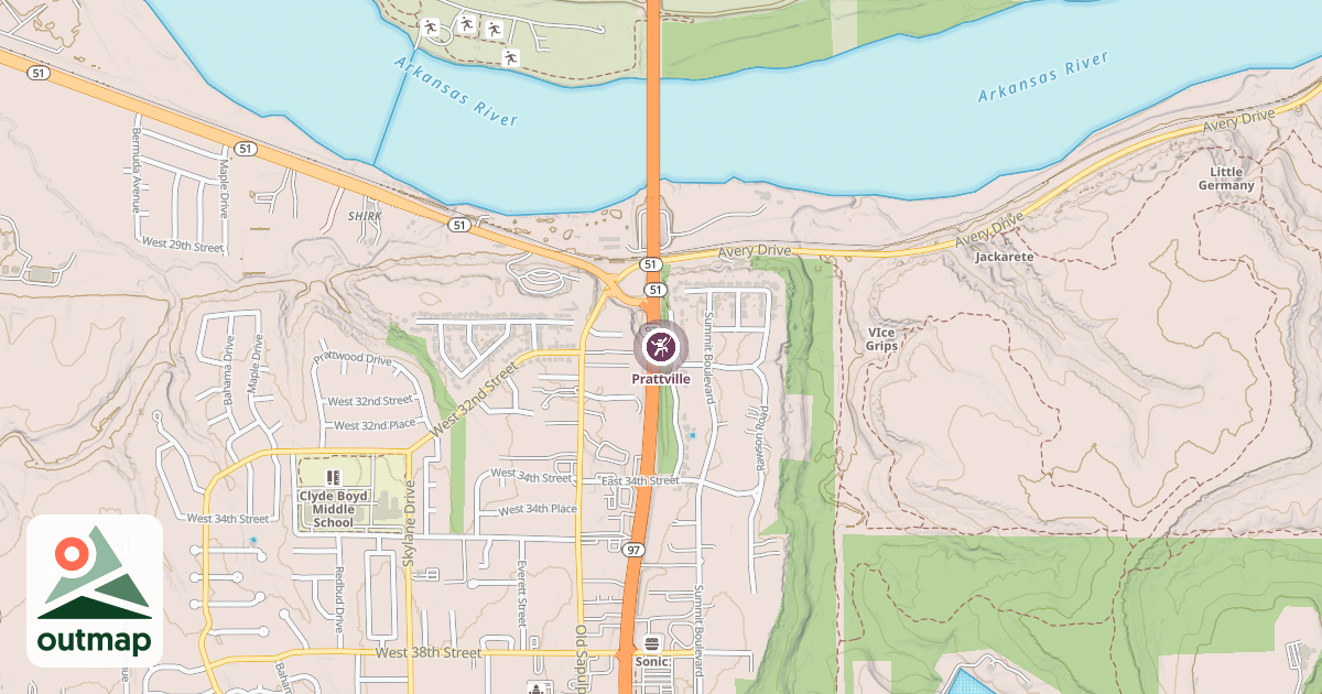 Map of Prattville