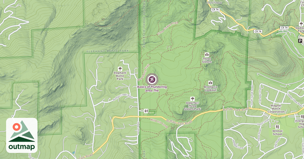 Map of Basics of Plundering area, The