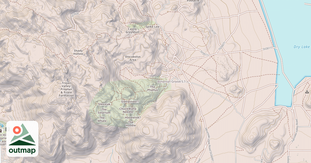 Map of Bohemian Groove
