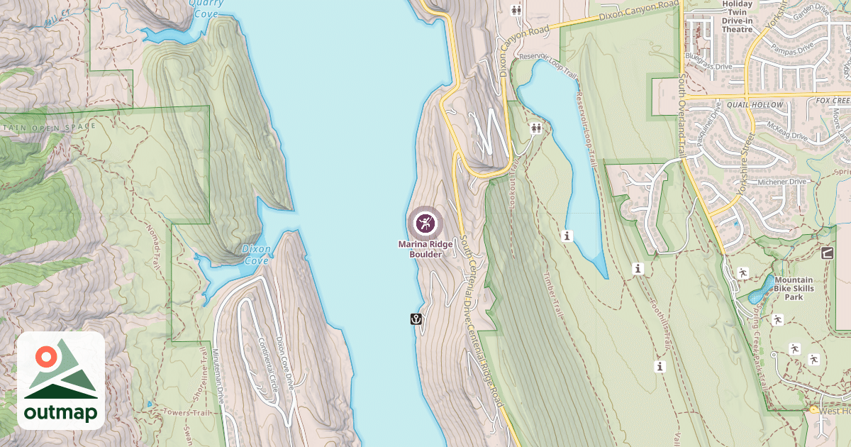 Map of Marina Ridge Boulder