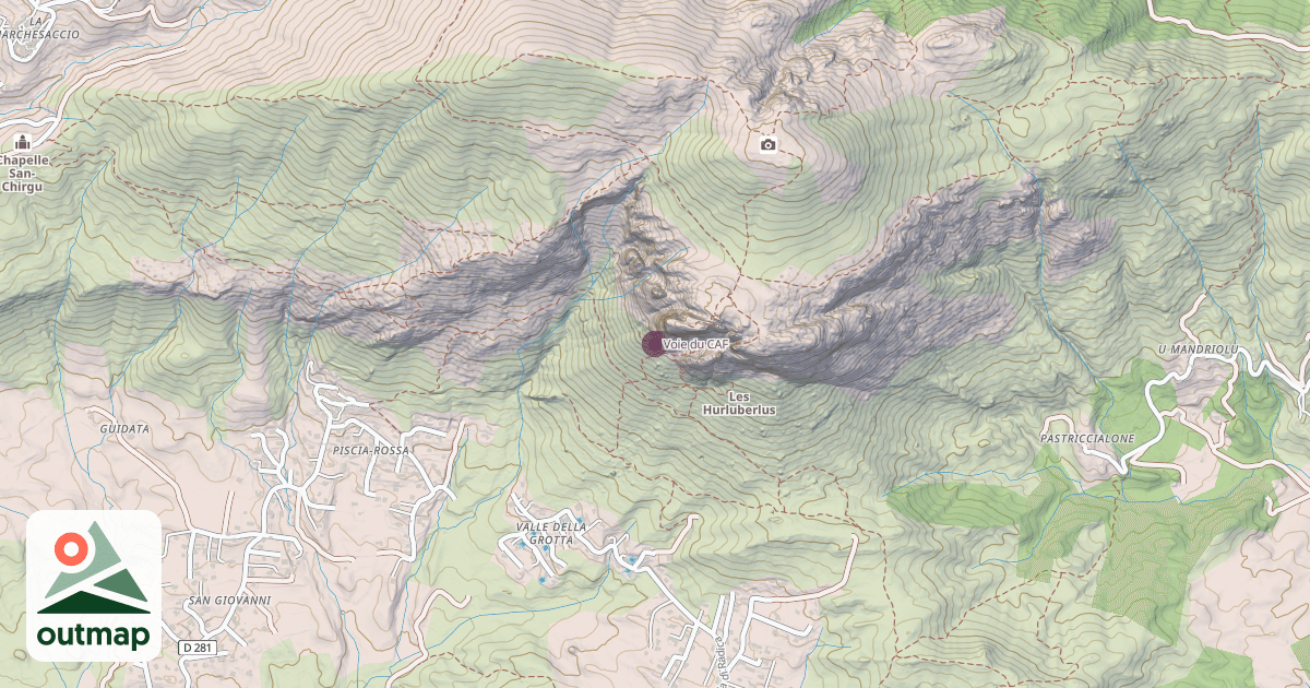 Map of Voie du CAF