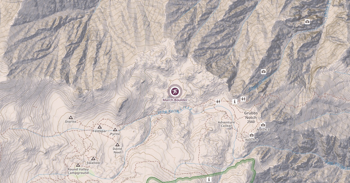 Map preview of March Boulder