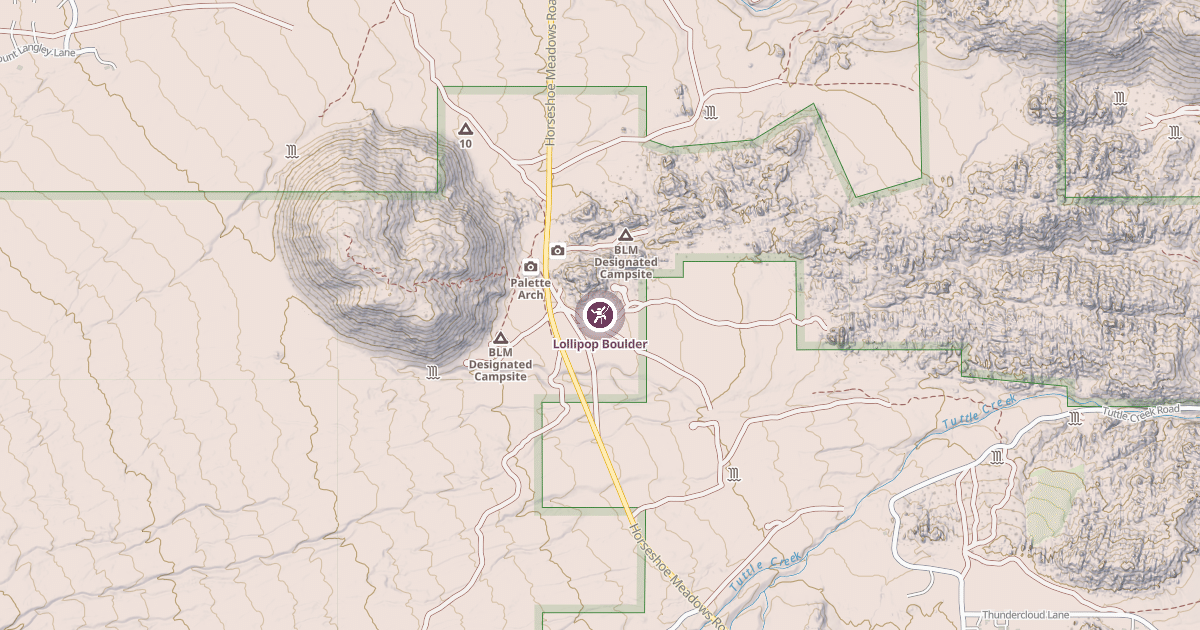 Map preview of Lollipop Boulder