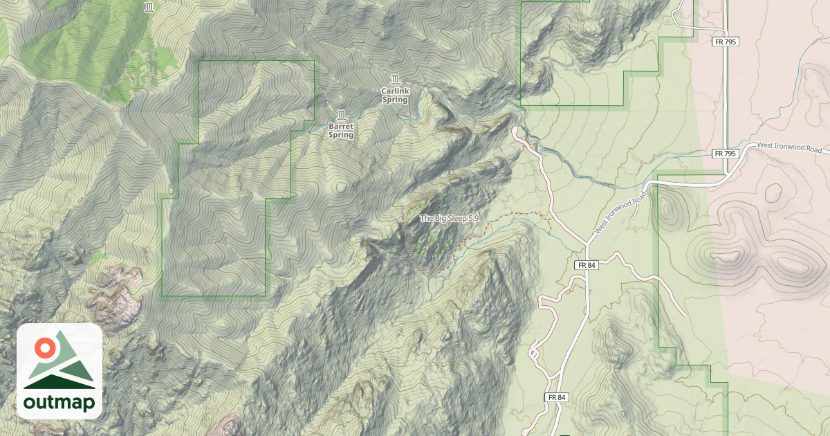 Map of The Big Sleep
