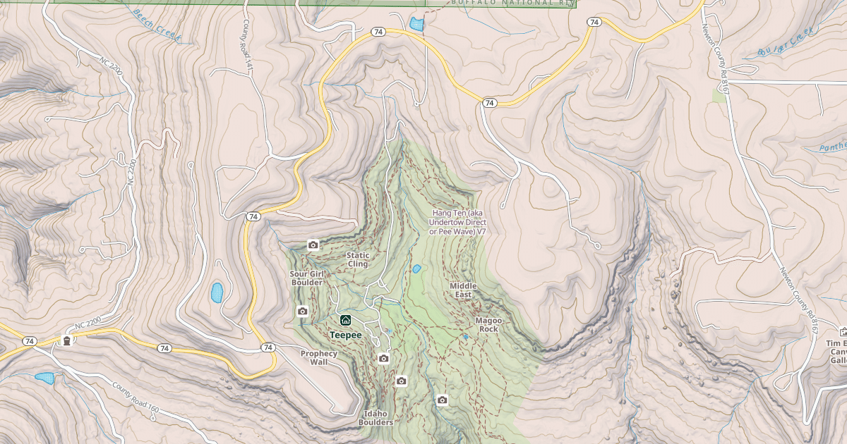 Map preview of Hang Ten (aka Undertow Direct or Pee Wave)