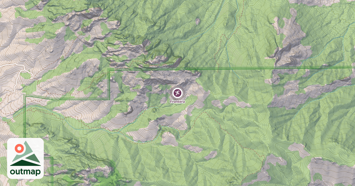 Map of Frontera