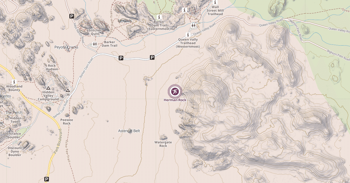 Map preview of Herman Rock