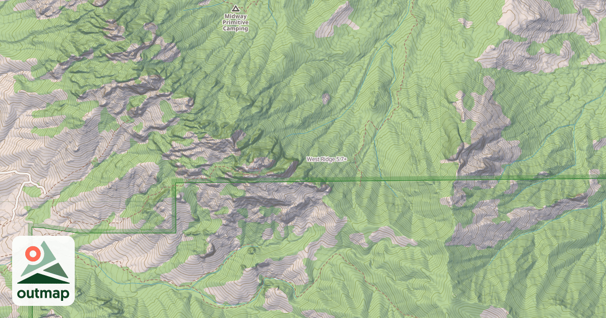 Map of West Ridge