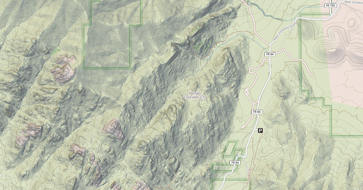 Map preview of Mangas Coloradas