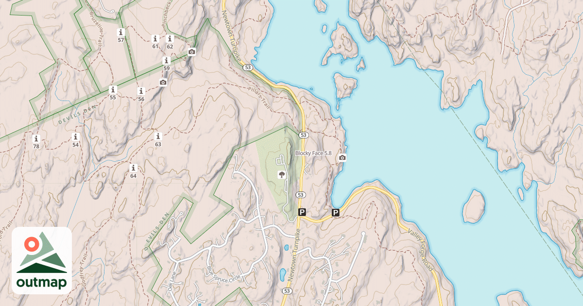 Map of Blocky Face