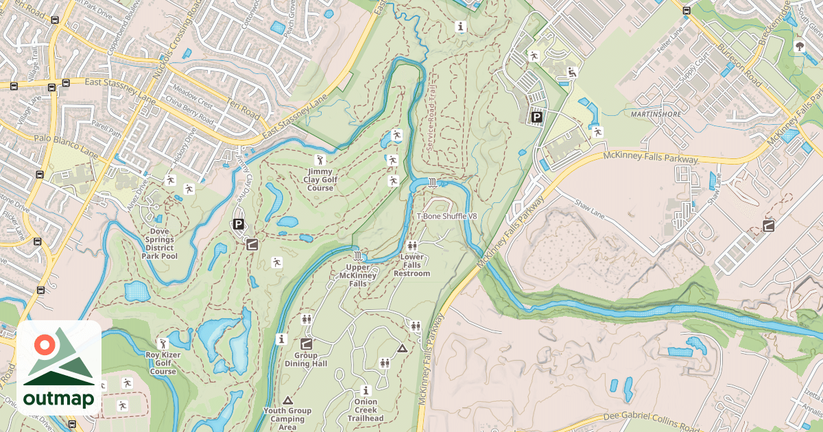 Map of T-Bone Shuffle