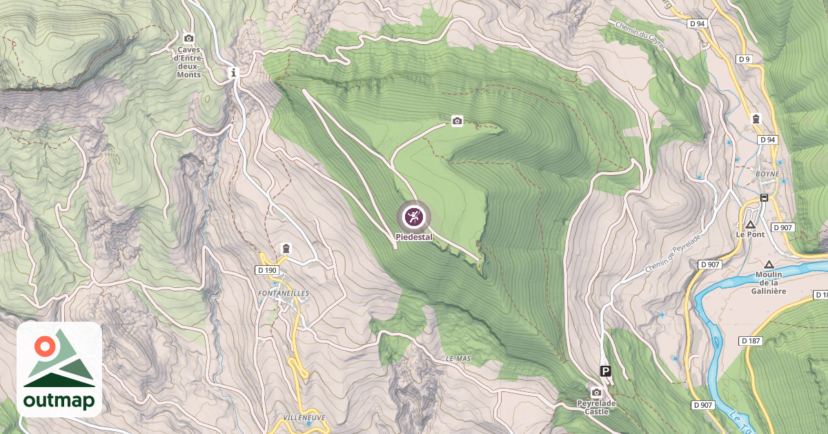 Map of Piedestal