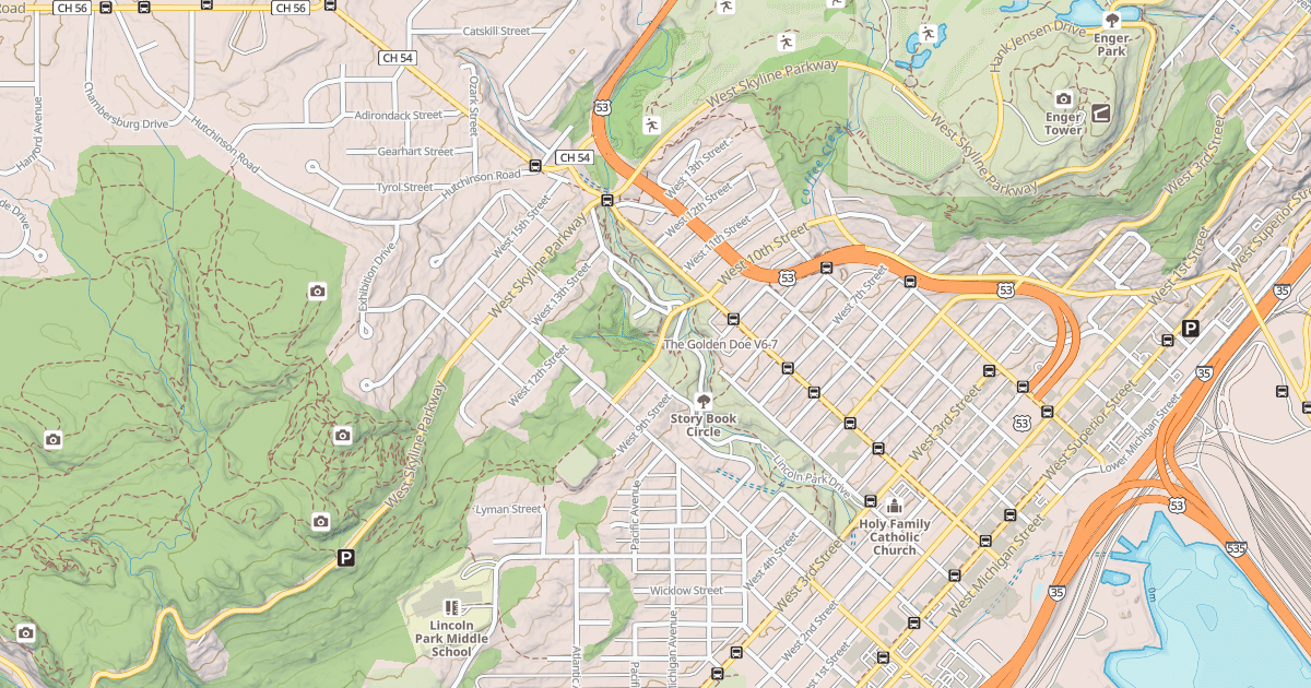 Map preview of The Golden Doe
