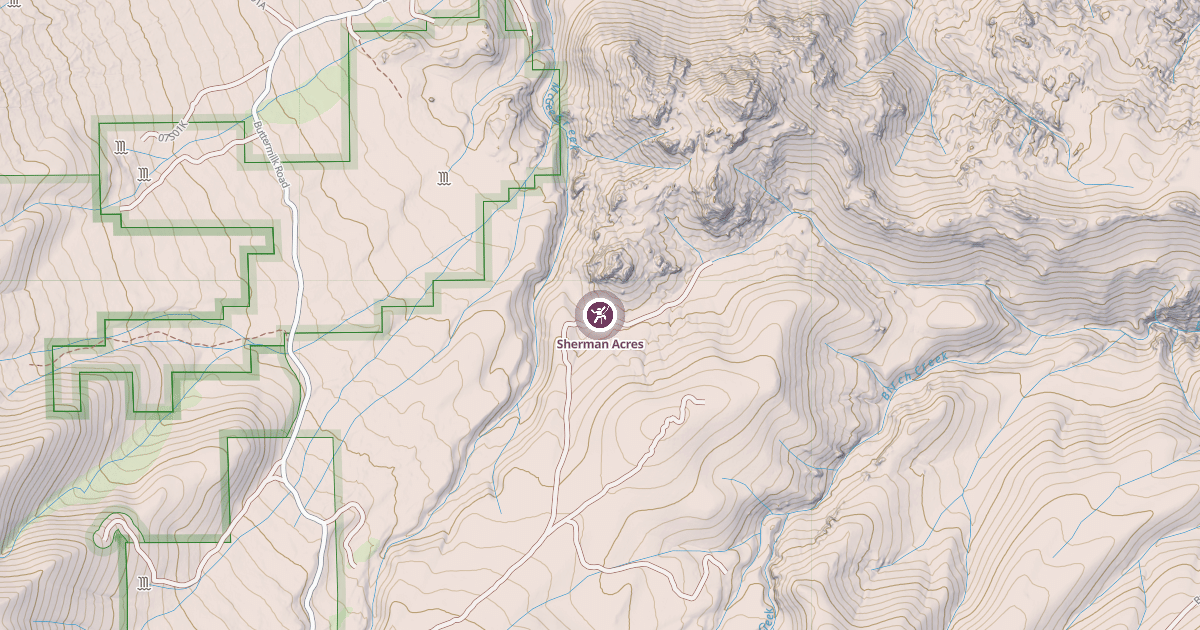 Map preview of Sherman Acres