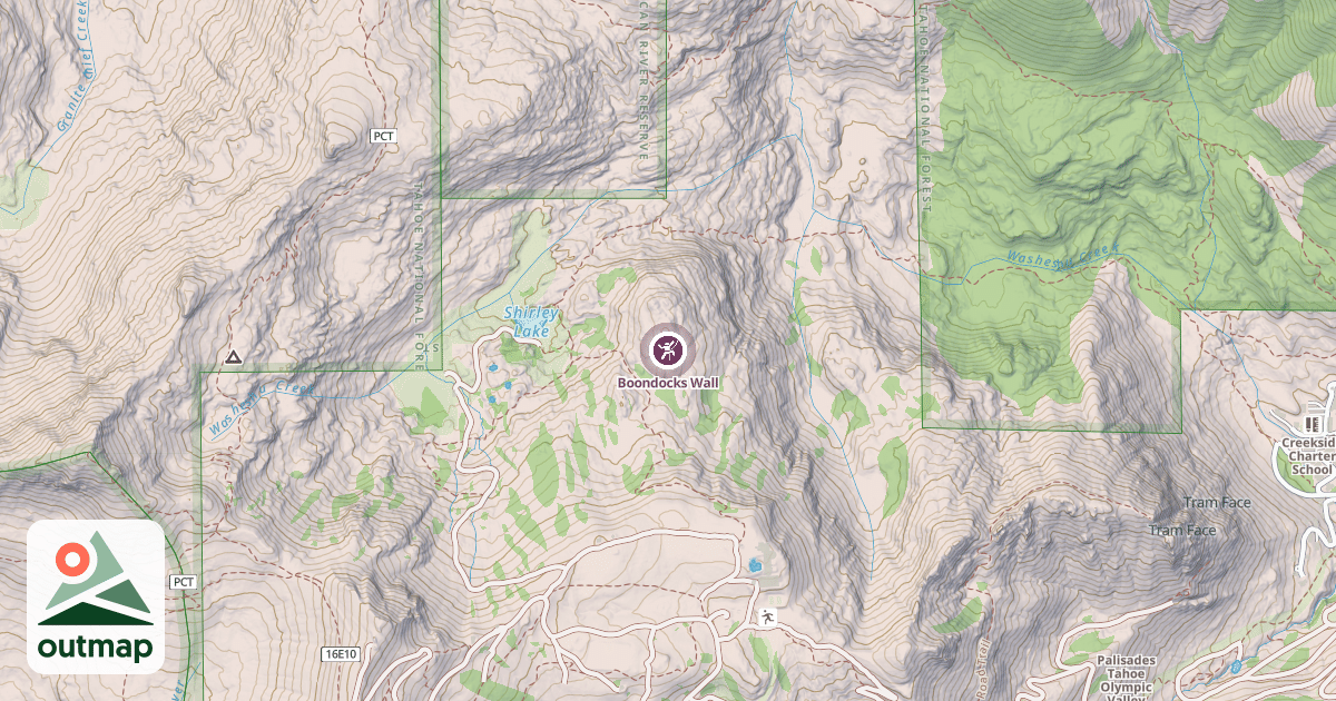 Map of Boondocks Wall