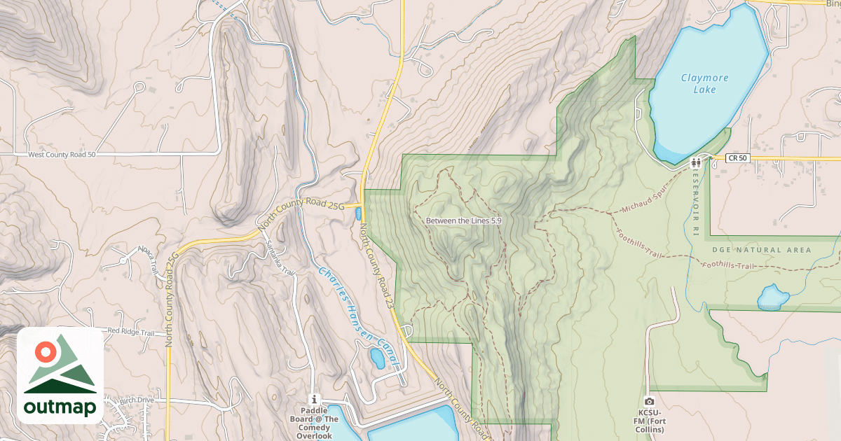 Map of Between the Lines
